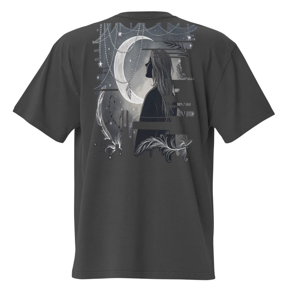 Drift × Scene Revival — Faded Black Oversized Tee